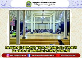 SARASEHAN DAN PEMBINAAN RT RW DALAM RANGKA KAMIS WAGEN
